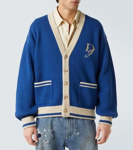 Dolce 
Gabbana Embroidered virgin wool cardigan 3