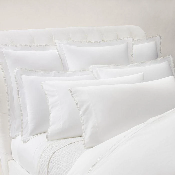 Ralph Lauren Malin Scallop Organic Cotton Euro Sham 9