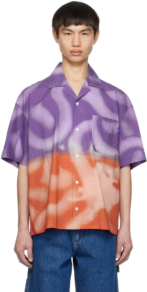 Awake NY Purple & Orange Dip-Dyed Shirt 1