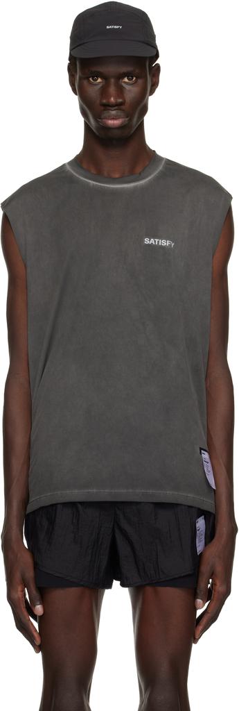 Satisfy Gray AuraLite Muscle Tank Top