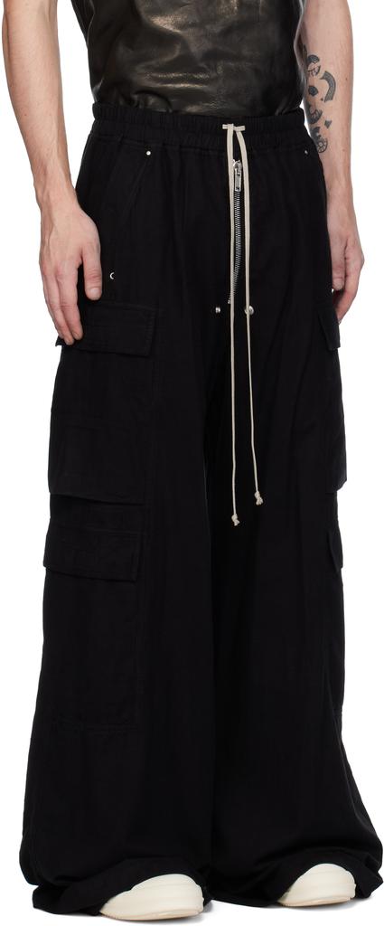Shop Black Porterville Double Jumbo Belas Cargo Pants on Sale at