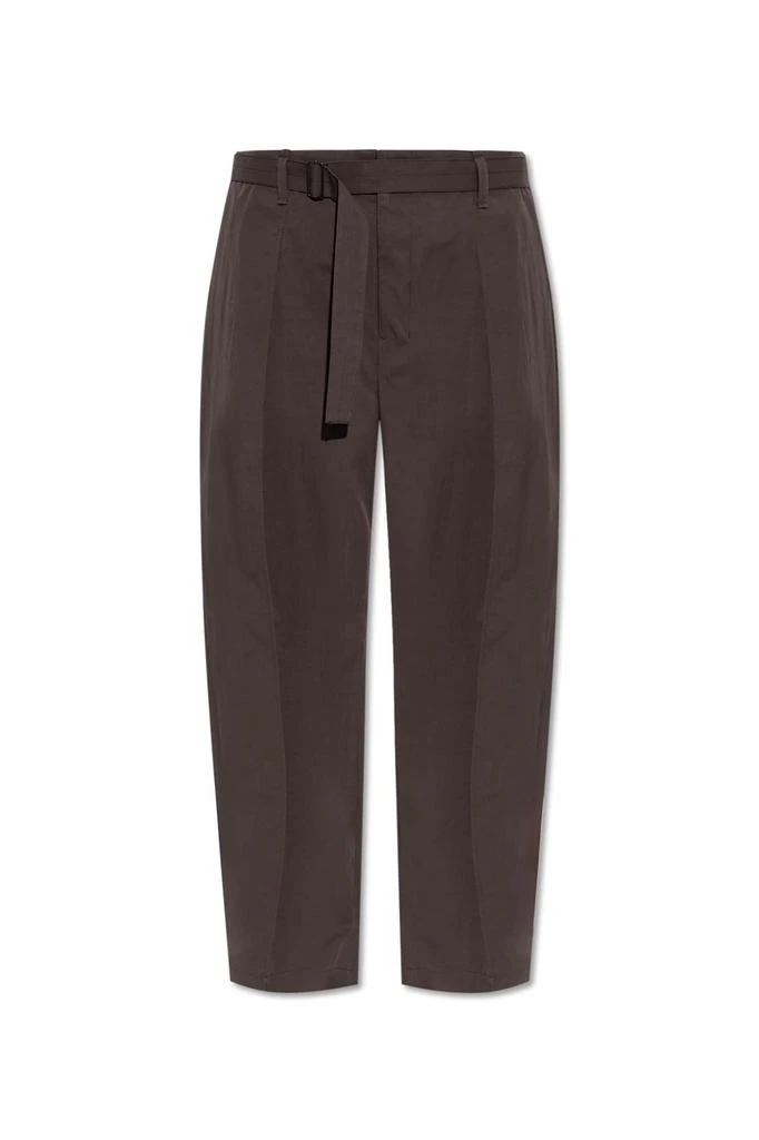 Lemaire Lemaire Belted Pleated Trousers 1