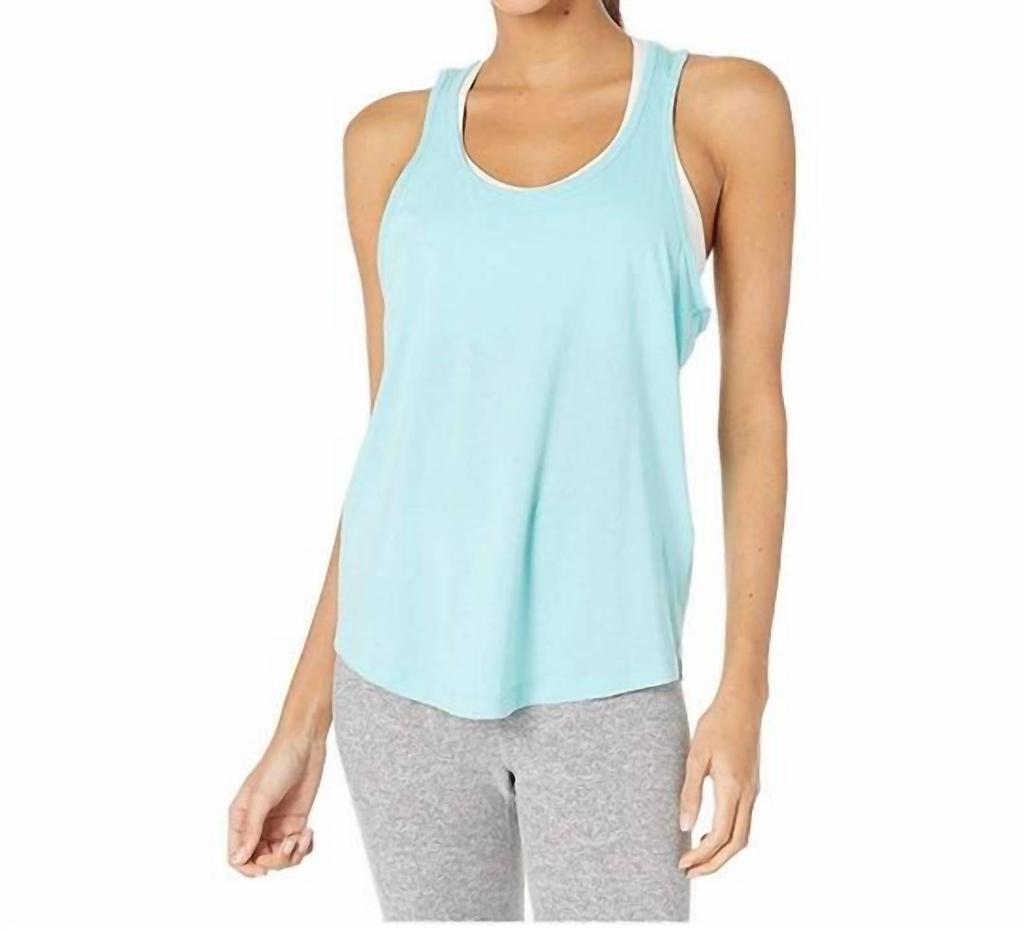 Beyond yoga TO THE POINT LOOPED TANK TOP