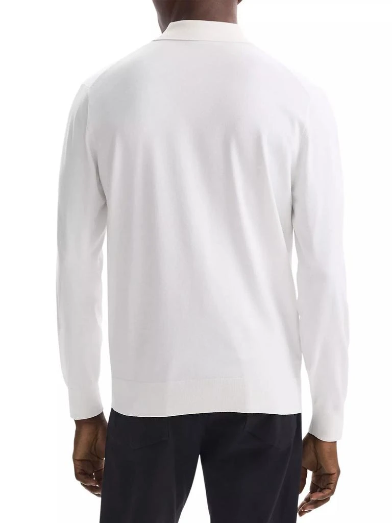 Theory Clinton Cotton Jersey Polo Shirt 4