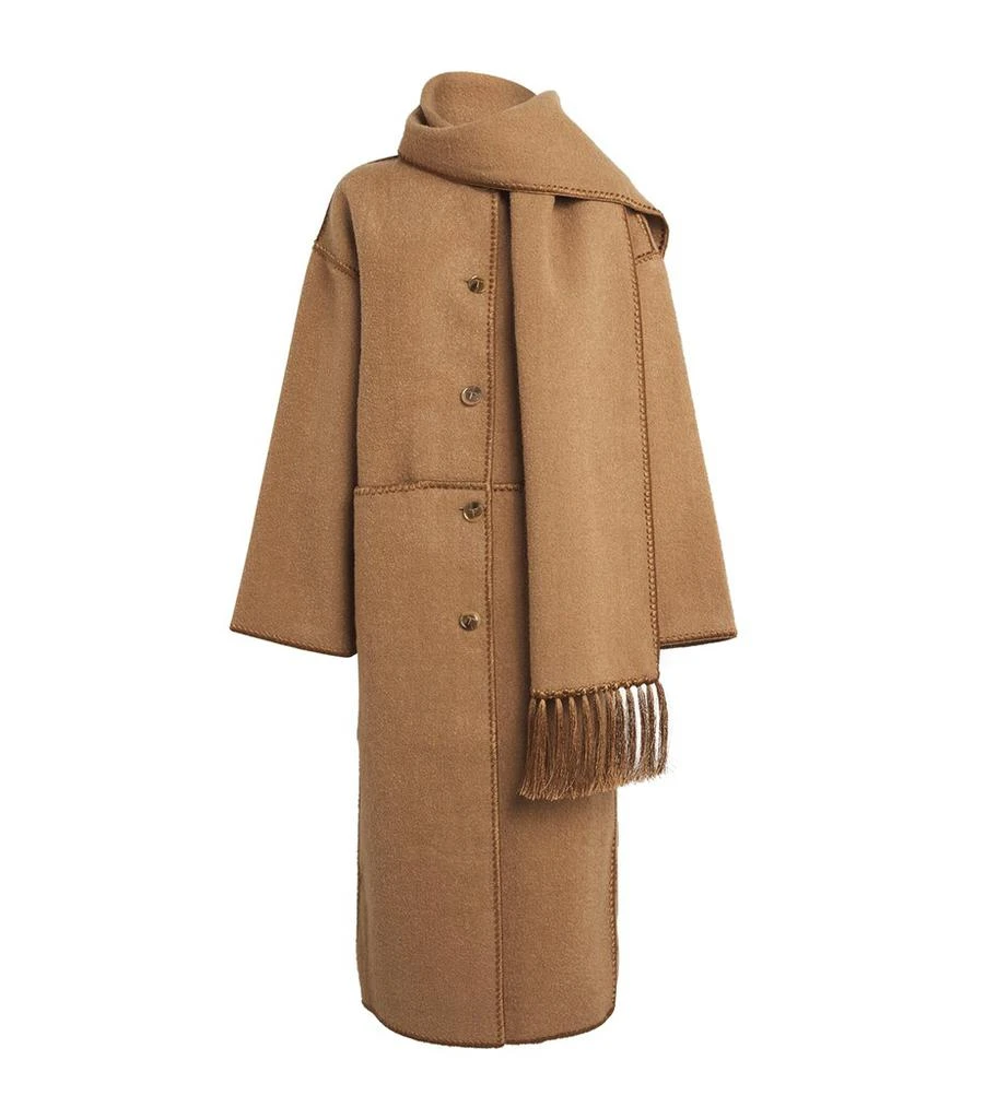 Totême Wool-Blend Scarf Coat 1