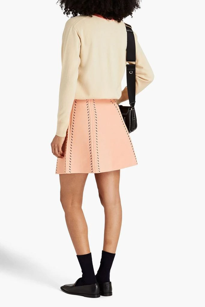 Sandro Pointelle-knit mini skirt 3