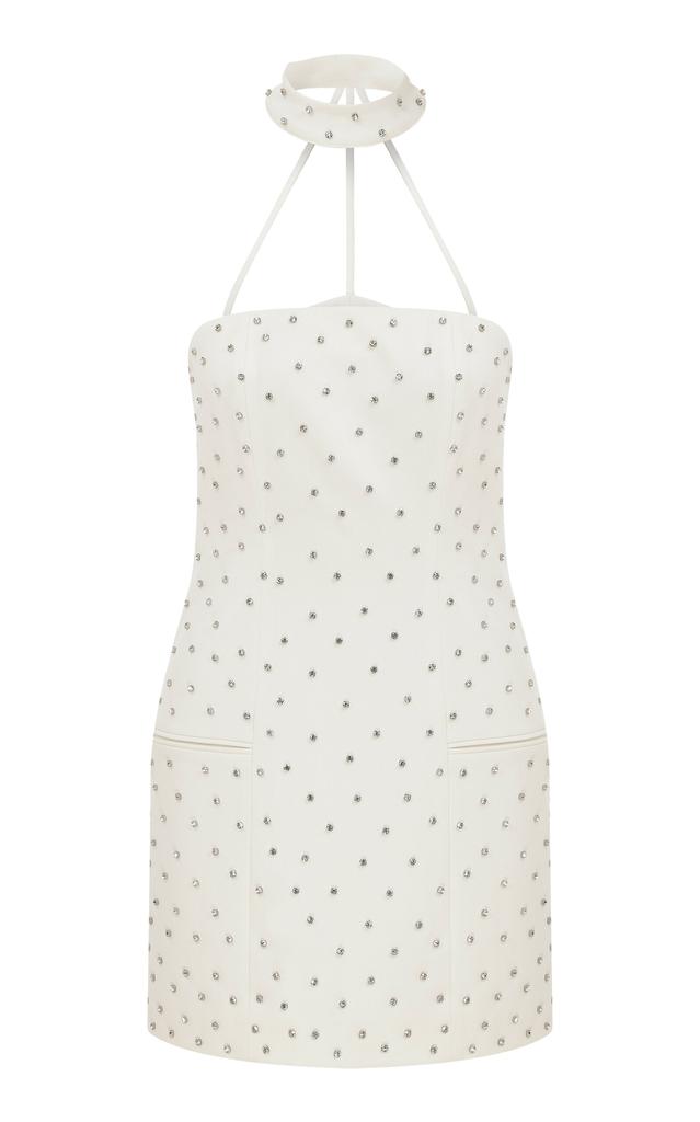 ILA. ILA. - Bonnie Embellished Choker Mini Dress - White - EU 40 - Moda Operandi