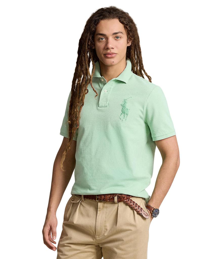 Polo Ralph Lauren Polo Shirt Men's XL Green Big Pony Rugby Custom Slim Fit NEW buy