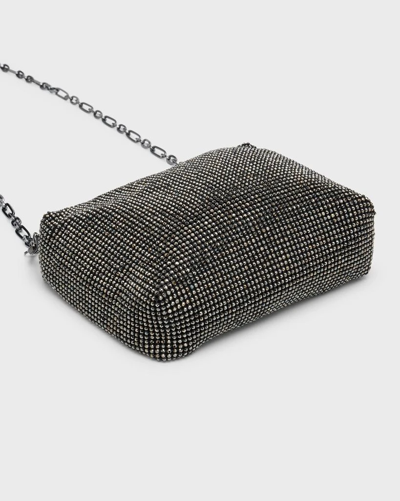 Whiting & Davis Anya Metallic Crystal Shoulder Bag 2