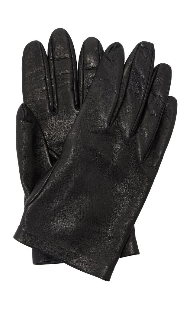 The Row The Row - Lorella Leather Gloves - Black - M - Moda Operandi 1