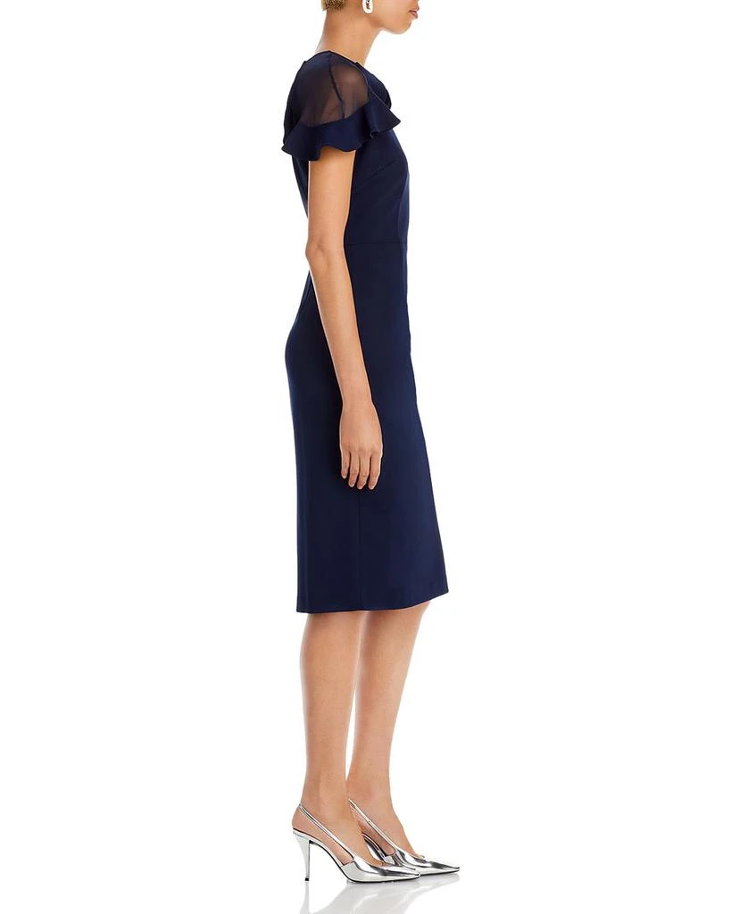 Eliza J Ruffle Sleeve Cocktail Dress 9