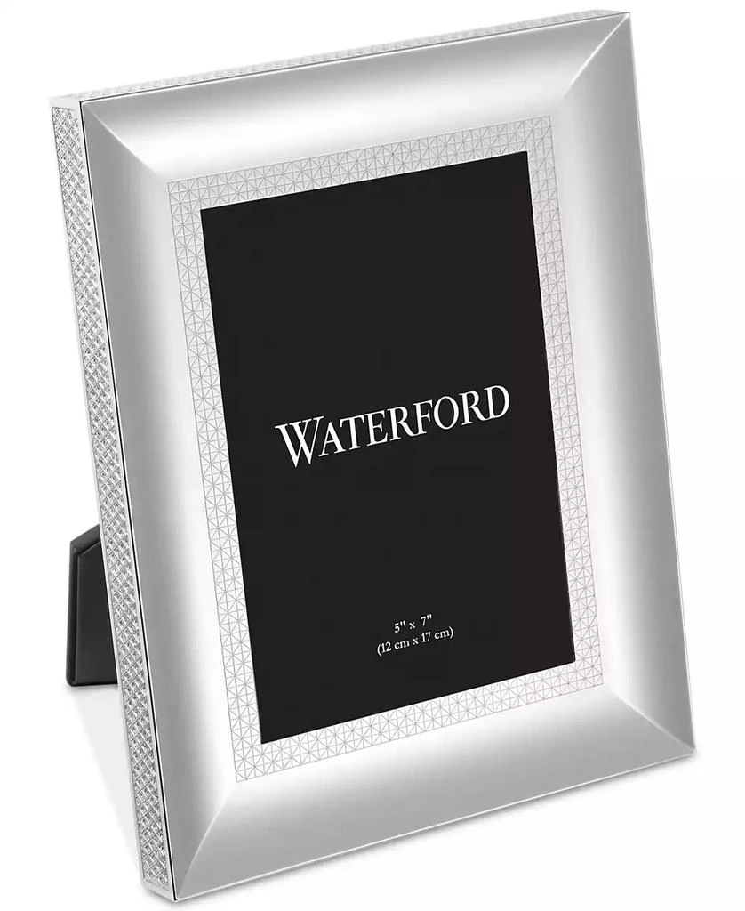 Waterford Crystal Lismore Diamond Photo Frame 5x7" Silver 1