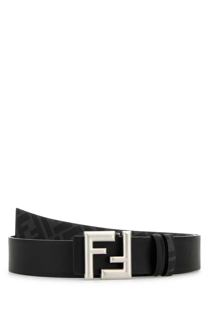 Fendi Fendi FF Buckled Rounded Reversible Belt 1