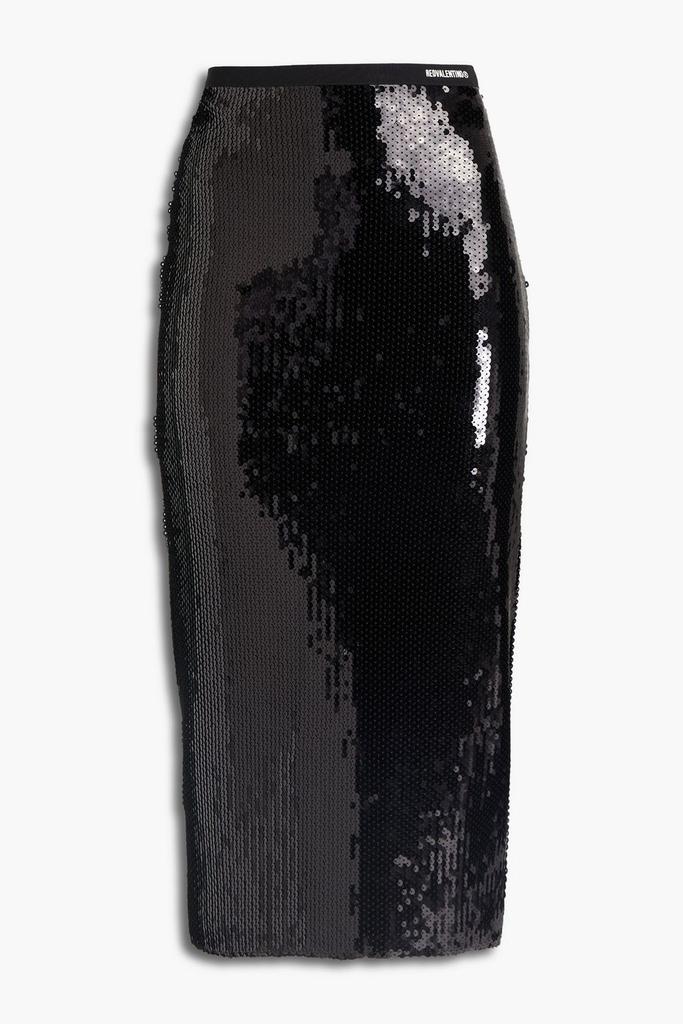 RED Valentino Sequined jersey midi pencil skirt