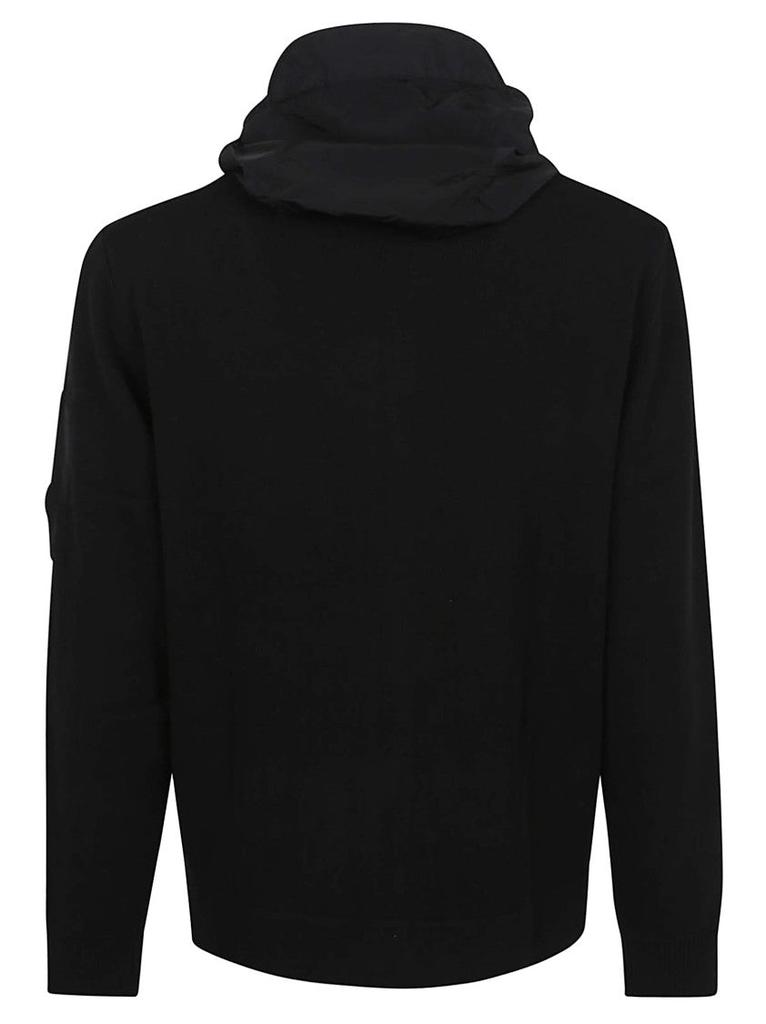 CP Company Hooded Knit With Chrome Inserts