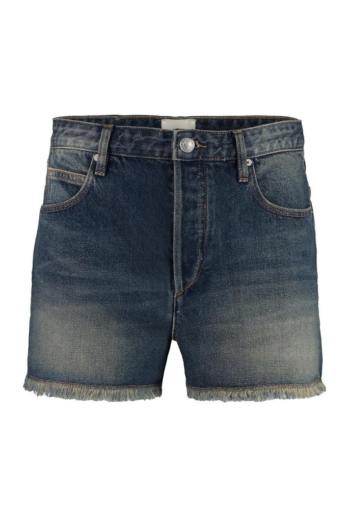 Isabel Marant Isabel Marant Lesia Logo Patch Denim Shorts