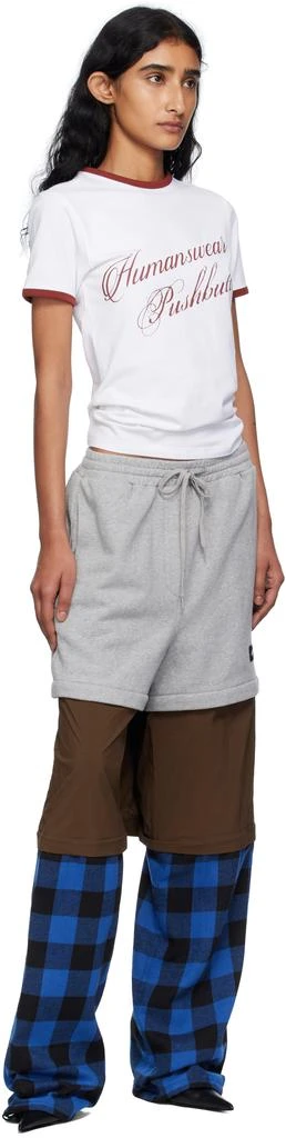 pushBUTTON Multicolor Three Way Detachable Lounge Pants 6