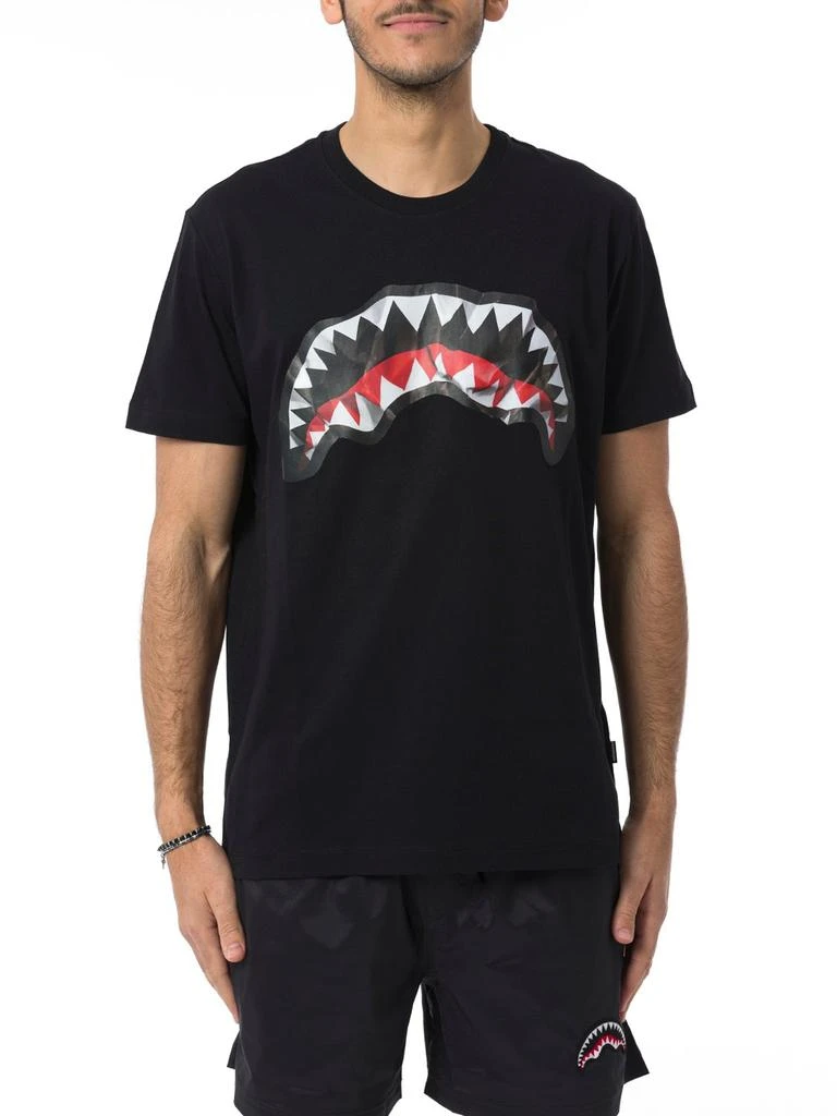 SprayGround Sprayground Crumpled Shark Crewneck T-Shirt 1