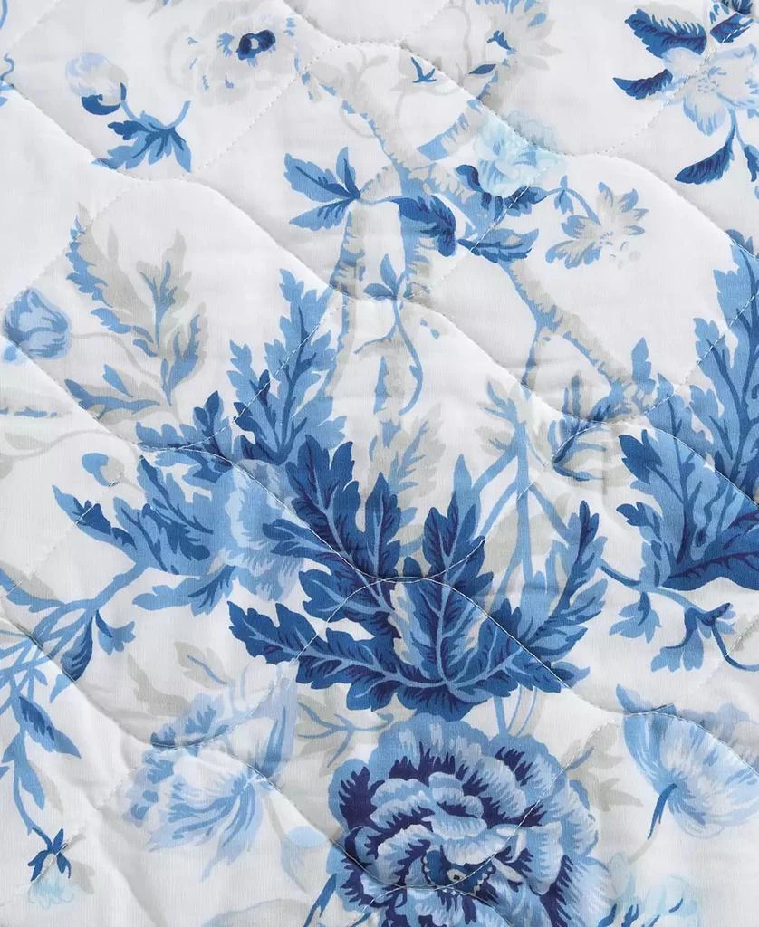 Laura Ashley Breezy Floral Reversible 2-Pc. Quilt Set 5