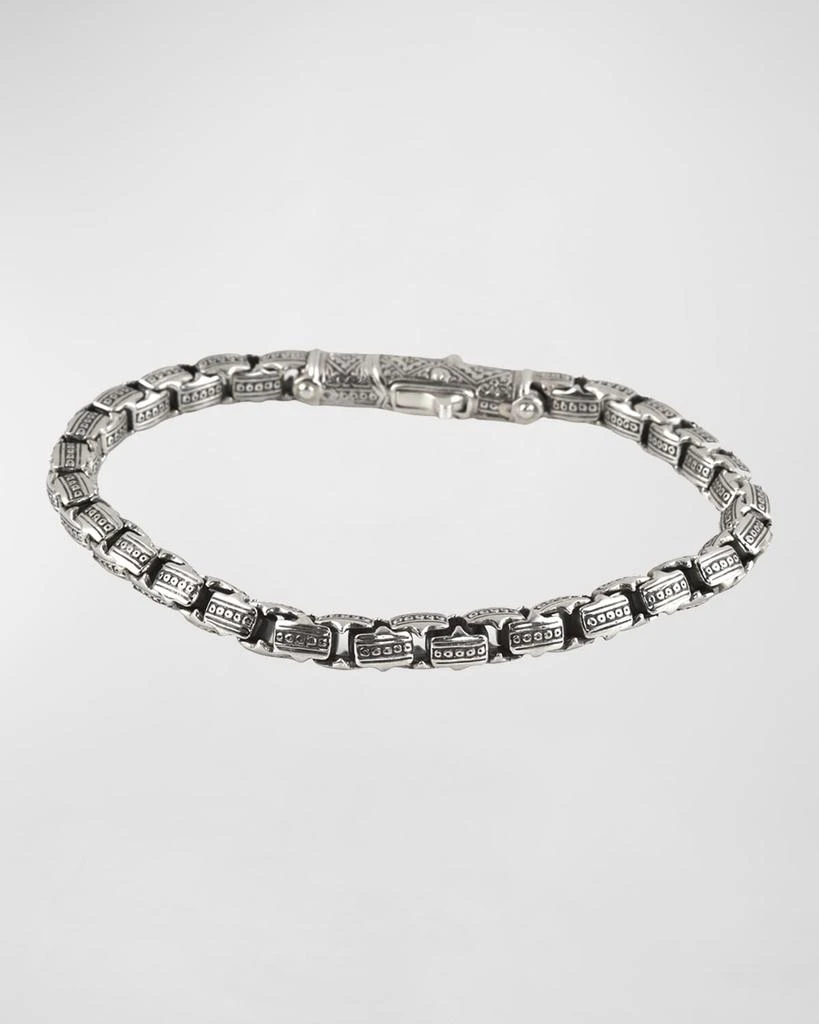 Konstantino Men's Small Link Sterling Silver Bracelet 1
