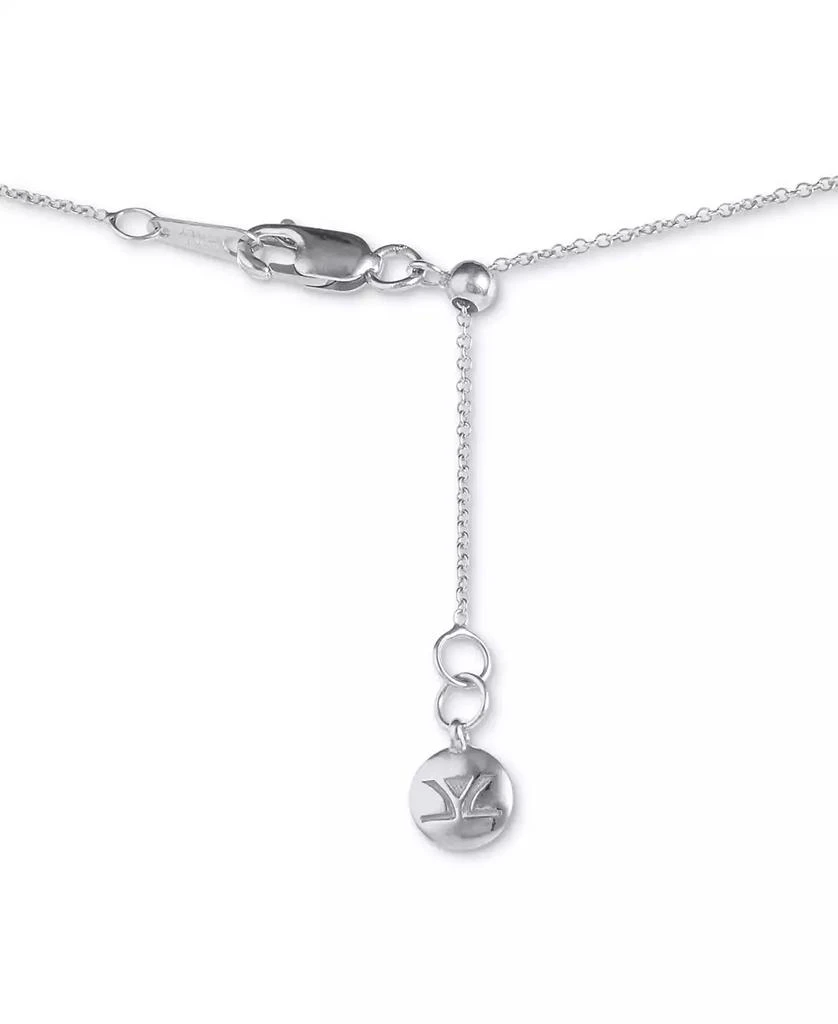 Le Vian Denim Ombré (7/8 ct. t.w.) 
White Sapphire (1/6 ct. t.w.) Graduated Adjustable 20" Lariat Necklace in 14k White Gold 3