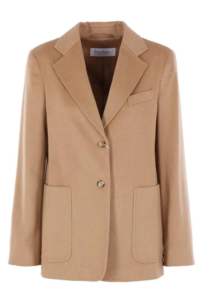 Max Mara Max Mara Belluno Single-Breasted Blazer from Cettire
