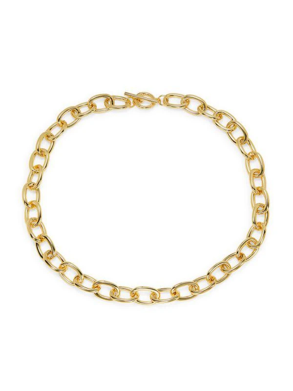 Argento Vivo Studio 14K Goldplated Link Chain Necklace 1