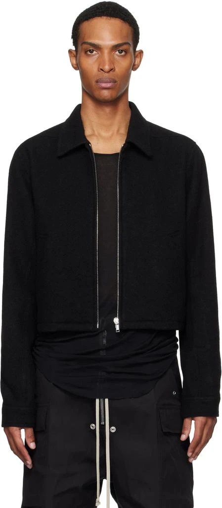 Rick Owens Black Concordians Alice Brad Jacket 1
