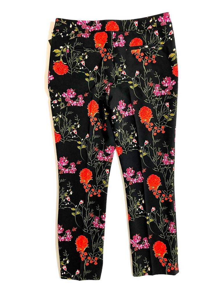 Cynthia Rowley Cynthia Rowley - Women's Cropped Floral Print Cigarette Leg Pant