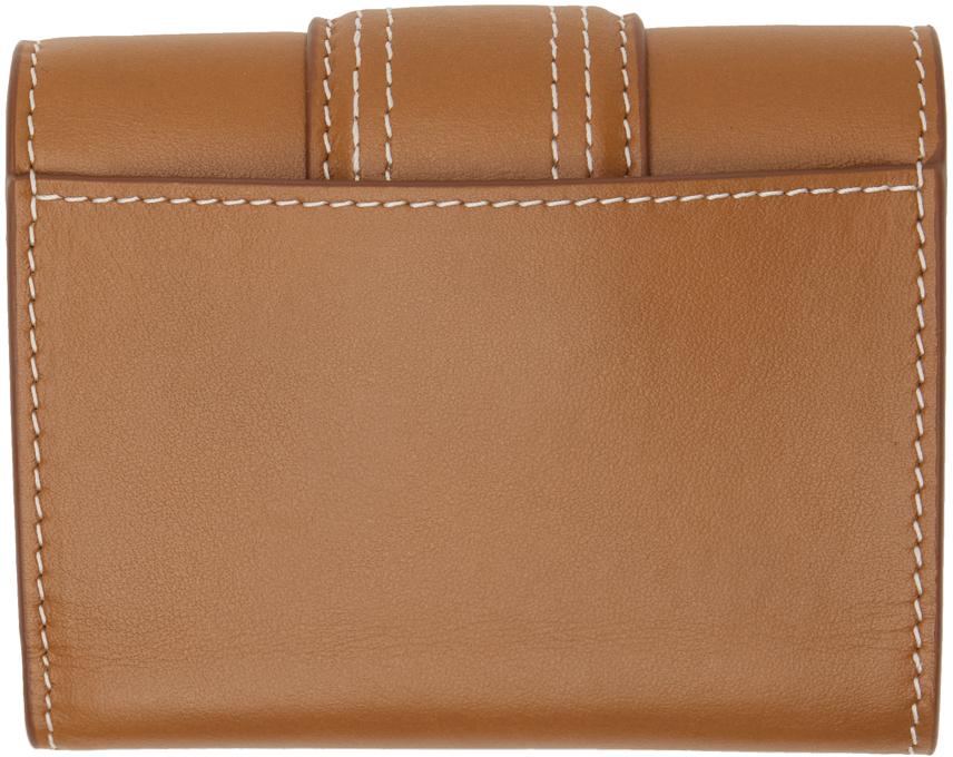 JACQUEMUS Brown Les Classiques 'Le compact Bambino' Wallet