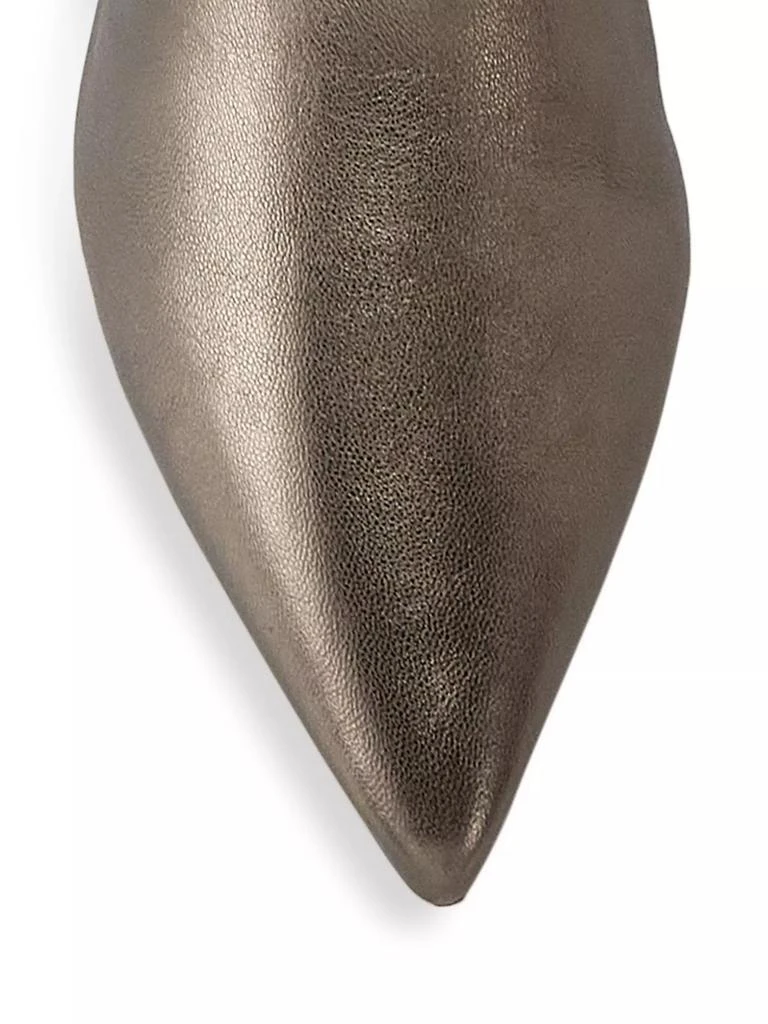 Alexandre Birman Myra 50MM Metallic Leather Ankle Booties 4