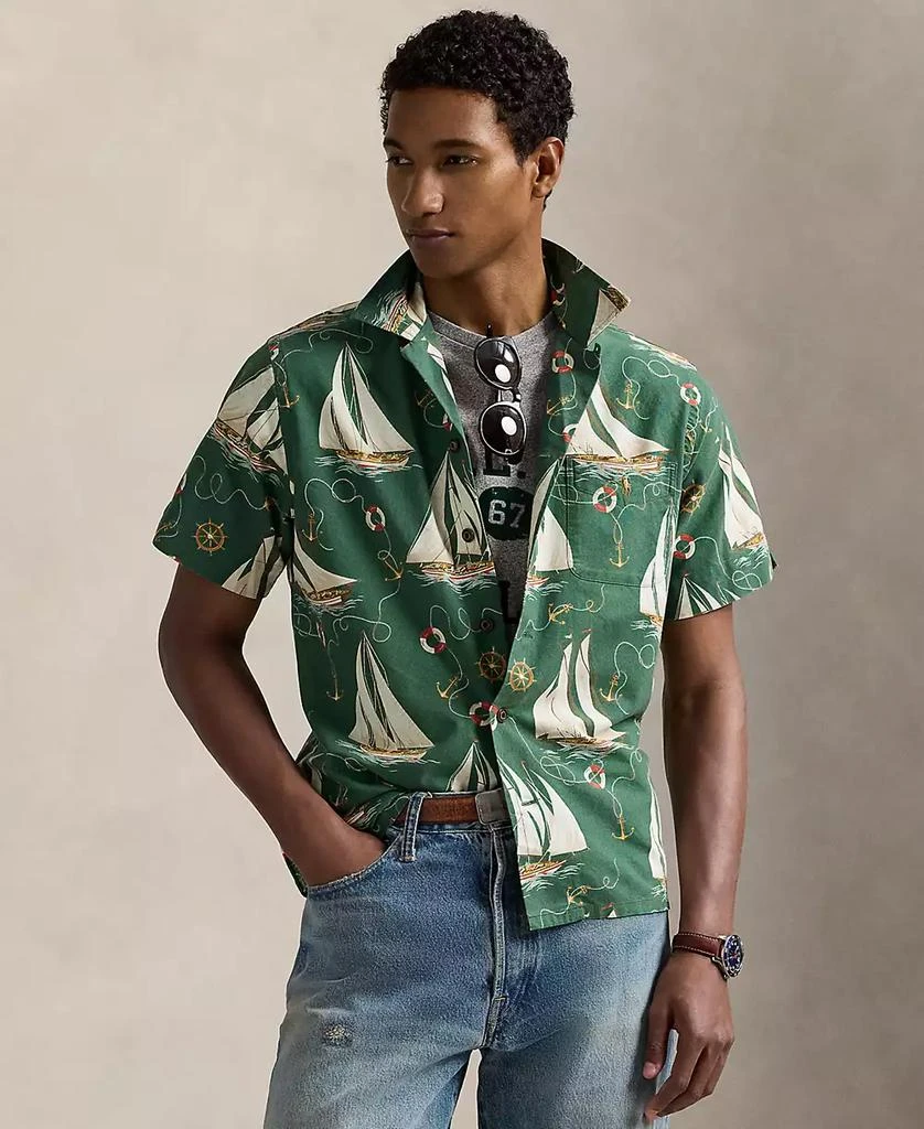 Ralph Lauren Men's Classic-Fit Sailboat Oxford Camp Shirt 1