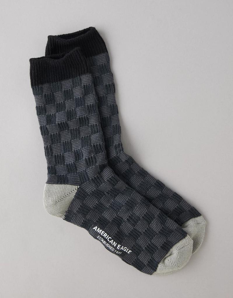 AE AE Checkerboard Terry Crew Socks