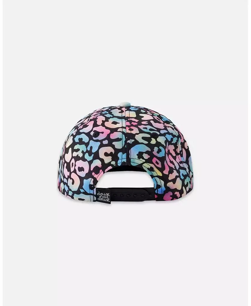 Deux par Deux Girl Cap Animal Print - Toddler|Child 3