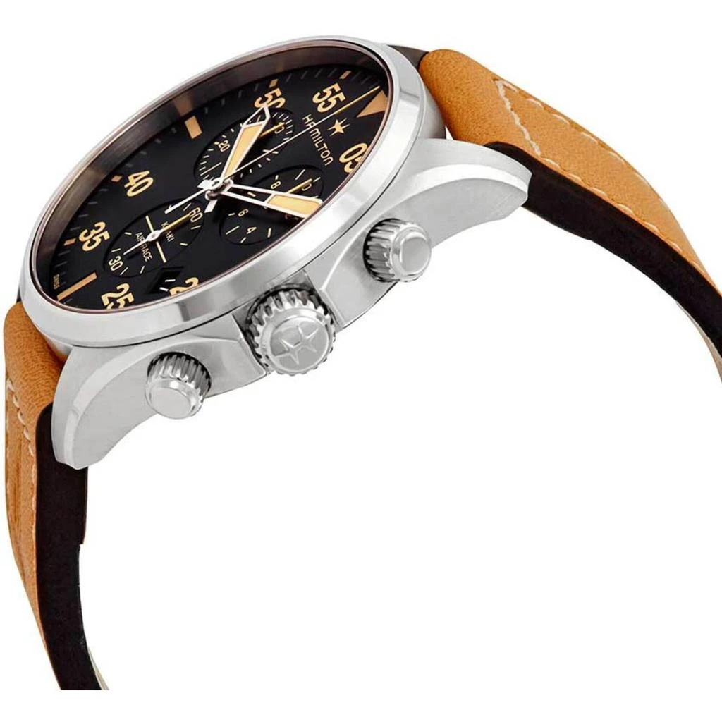 Hamilton Hamilton Men's Watch - Khaki Aviation Pilot Quartz Brown Leather Strap | H76722531 2