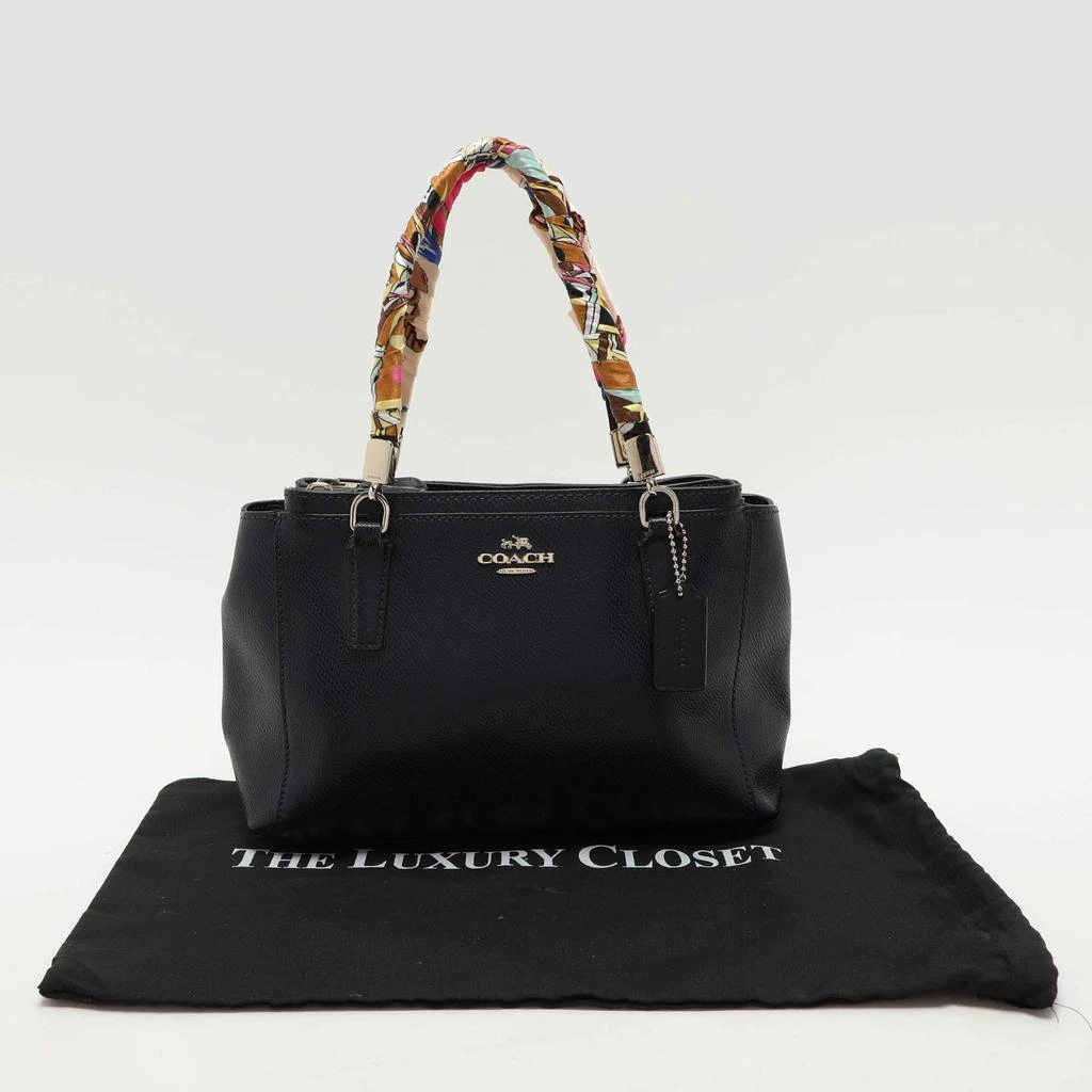 Coach Coach Navy Blue Leather Mini Chirstie Top Zip Tote 13