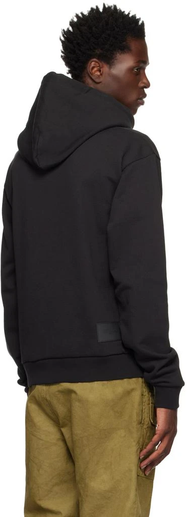 We11done Black Fitted Basic Hoodie 3