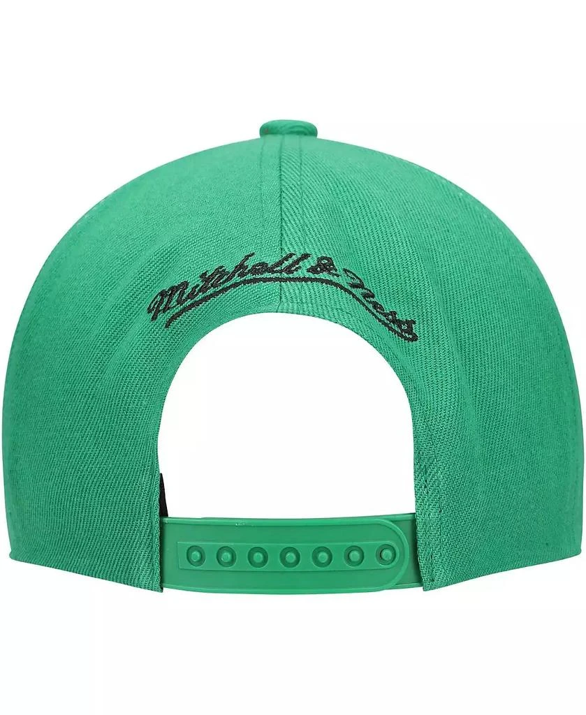 Mitchell & Ness Men's Kelly Green Boston Celtics Hardwood Classics Earthquake Snapback Hat 5