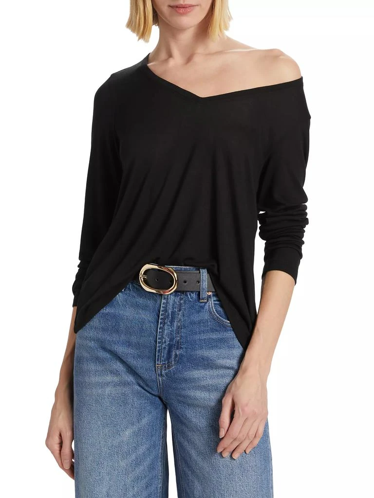 ATM Anthony Thomas Melillo Heavy Modal V-Neck Shirt 3