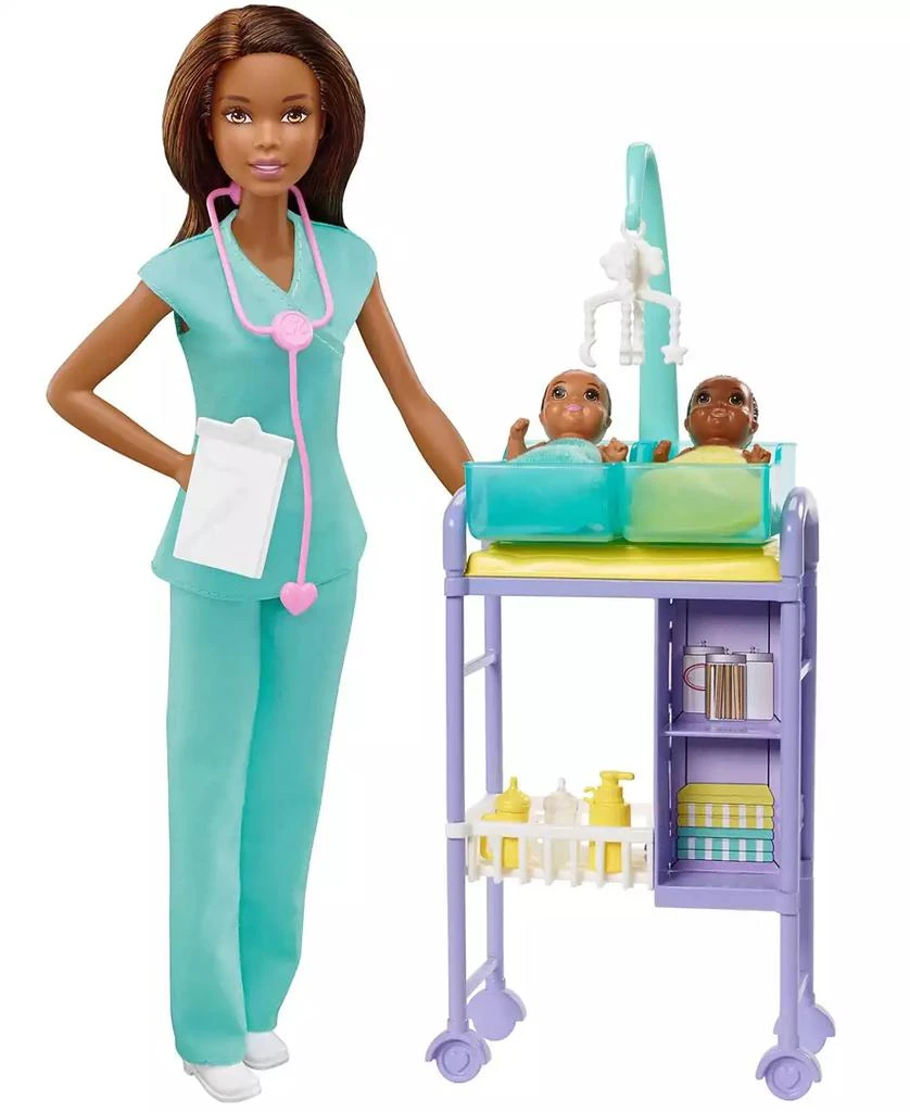 Barbie You Can Be Anything Baby Doctor Doll and Playset 1