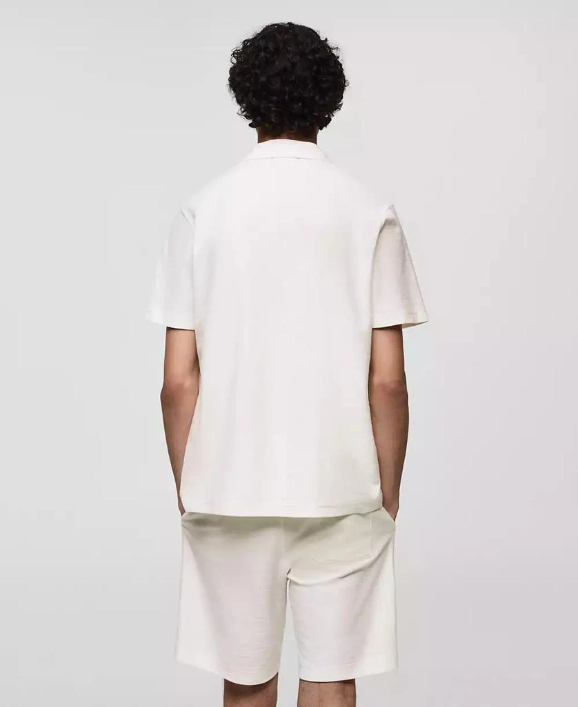 Mango Men's Chest-Pocket Cotton Shirt 5