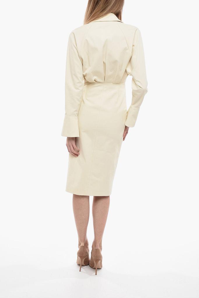 Bally Bally Cotton Shirt Dress with Buttoned Side Split