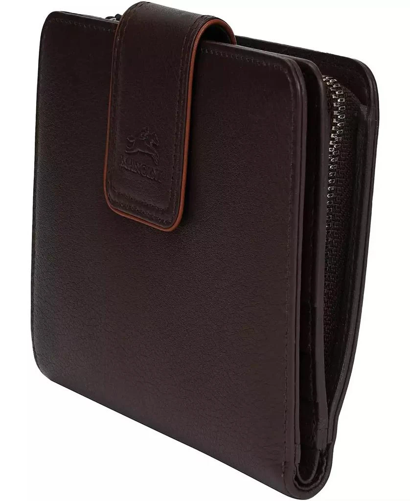 Mancini Leather Goods Women's Sonoma RFID Secure Clutch Wallet 3