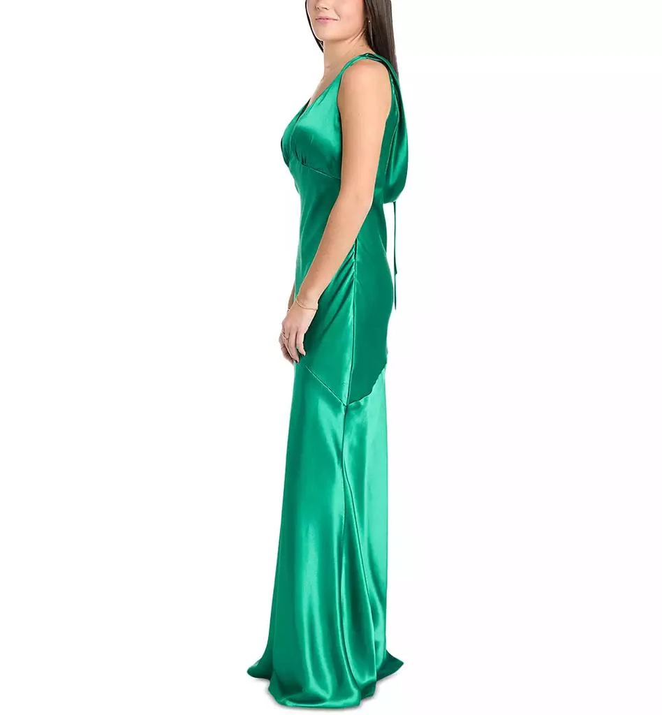 Morgan & Company Juniors' Cowl-Back Charmeuse Gown 3
