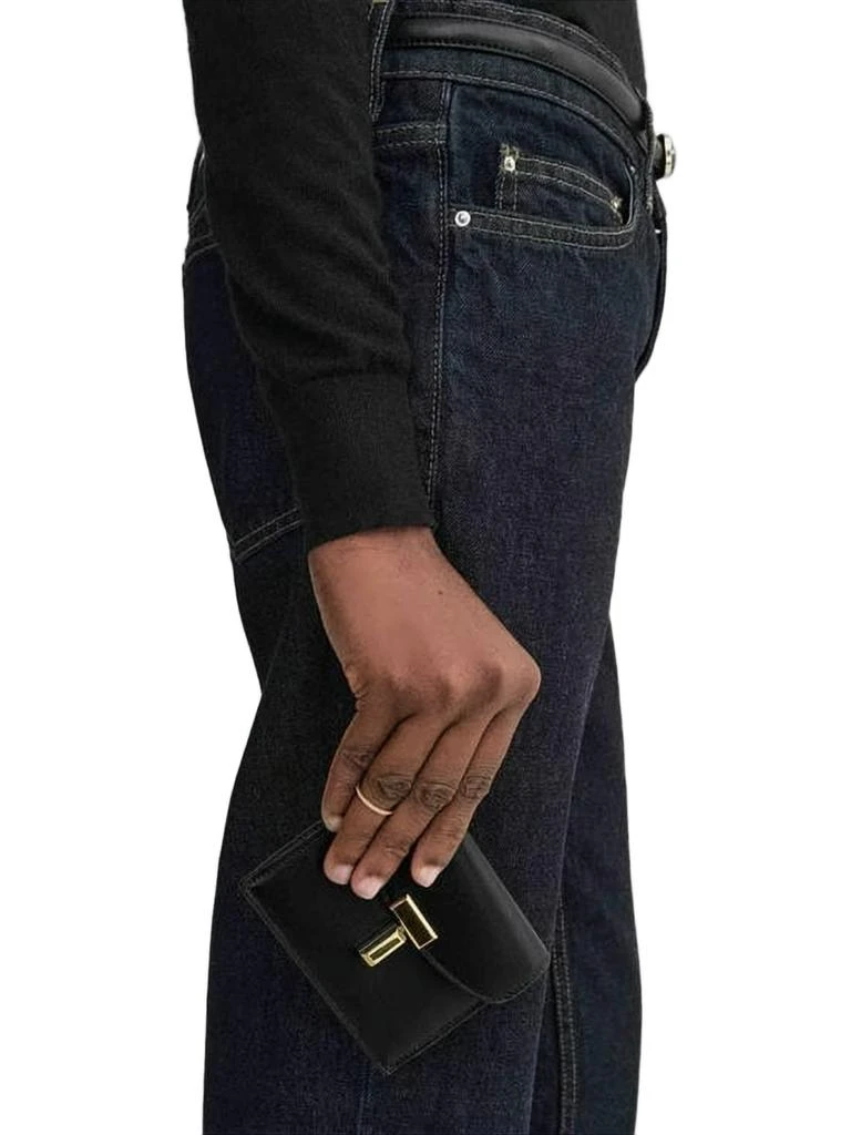 Totême Sleek Black Cowhide Leather Wallet 2