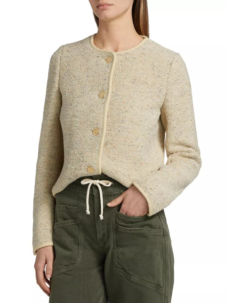 ba&sh Deredith Textured Wool-Blend Jacket 3