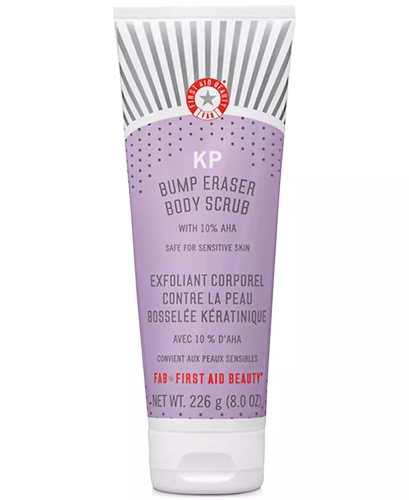 First Aid Beauty KP Bump Eraser Body Scrub with 10% AHA – Body Exfoliant for Keratosis Pilaris, 8.0 oz. 1