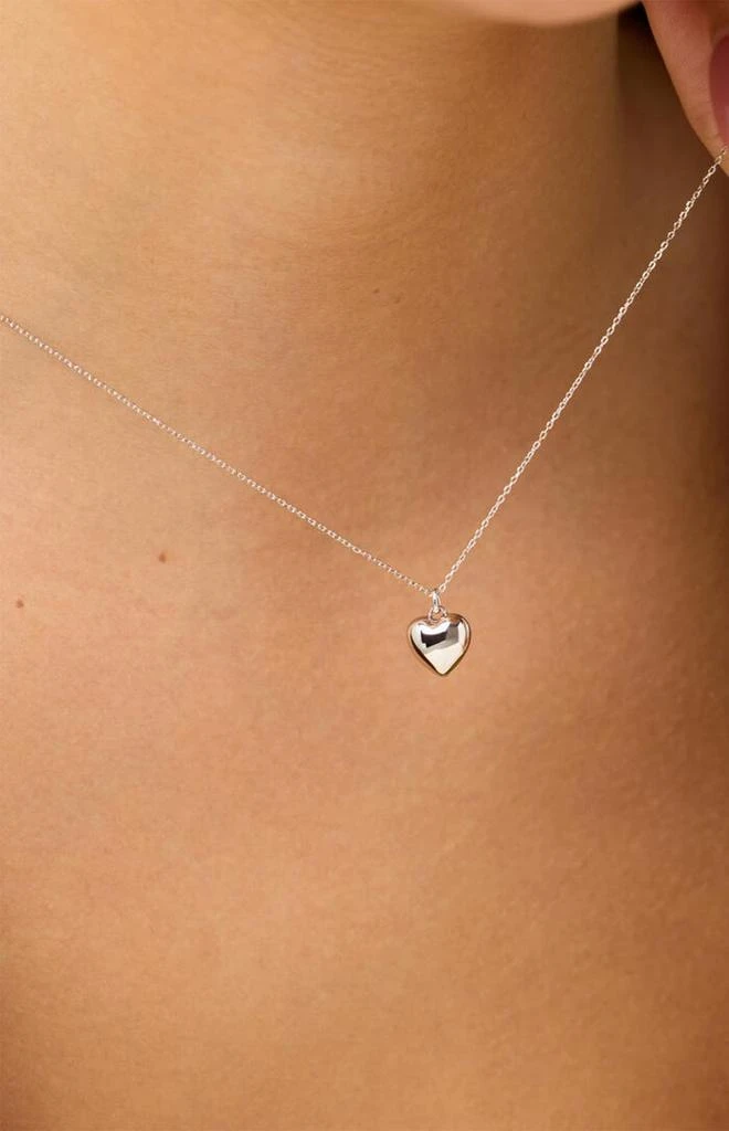 Ana Luisa Lev Small Silver Heart Necklace 3