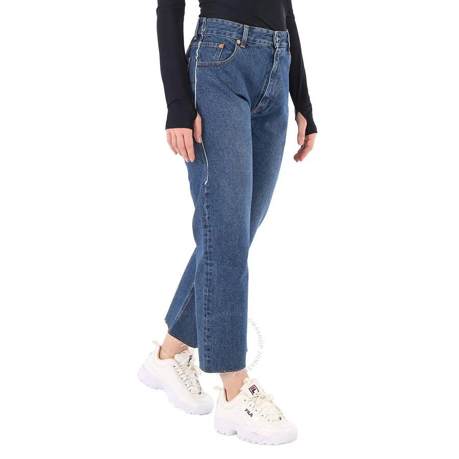 Mm6 Maison Margiela MM6 Ladies Straight-Leg Washed Jeans 2