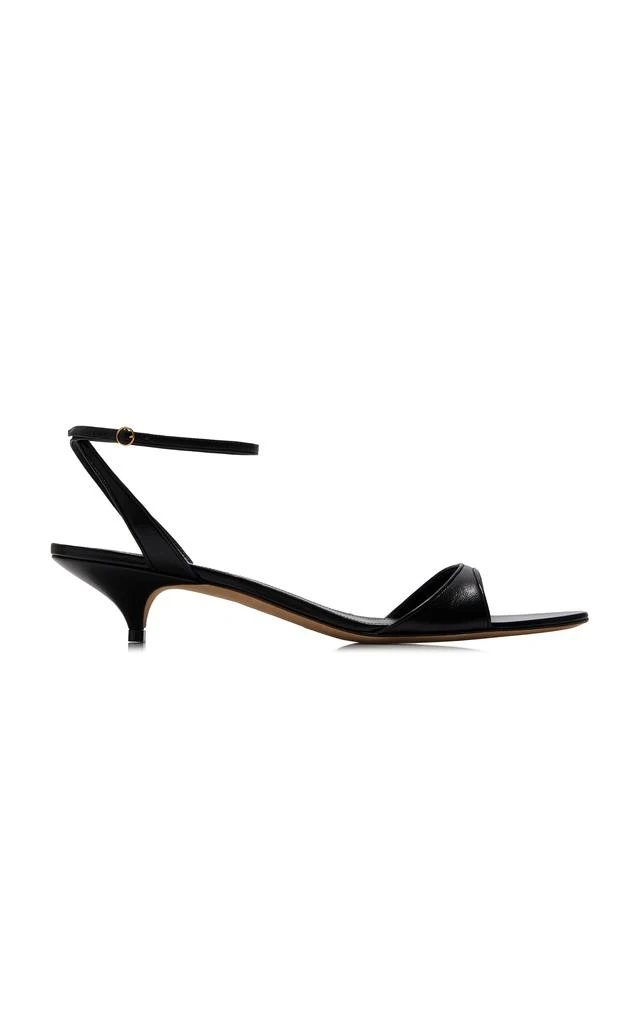 The Row The Row - Vika Leather Sandals - Black - IT 37 - Moda Operandi 1